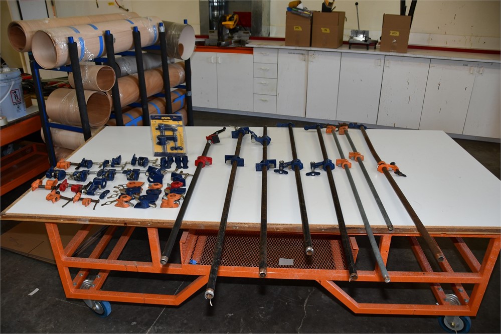 Lot of Pipe Clamps - as pictured