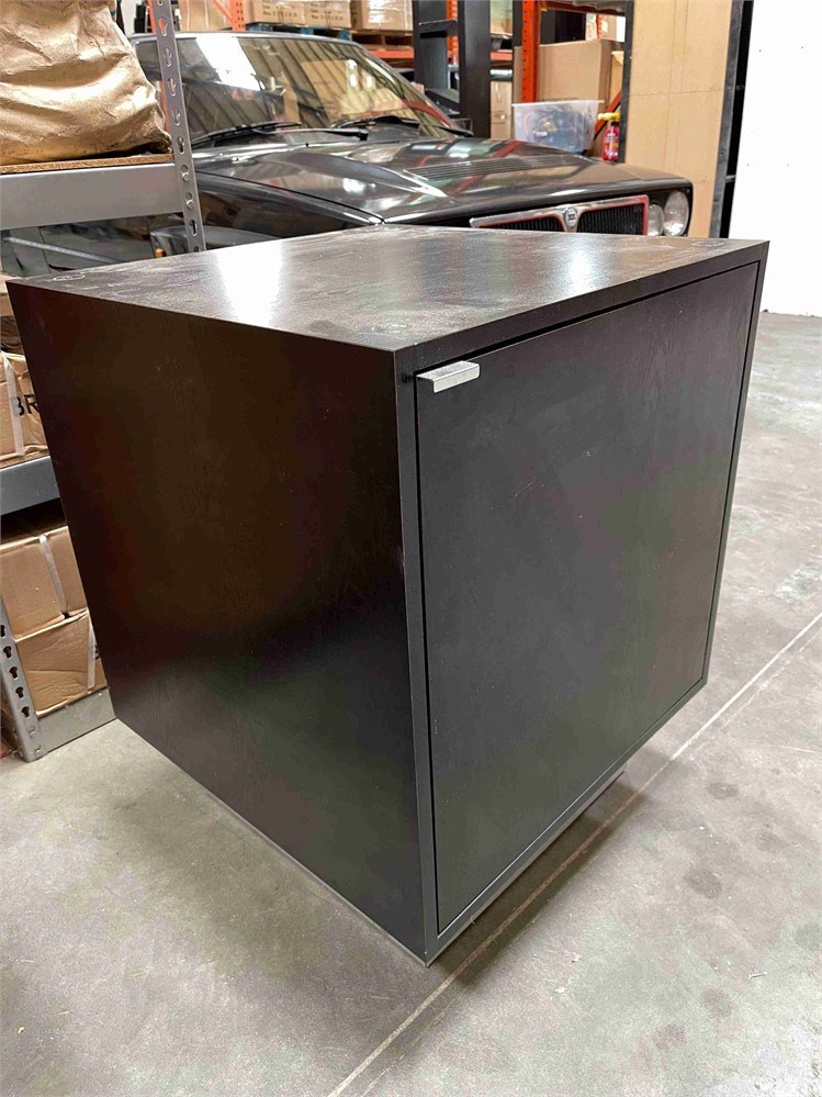 Cabinet with 48"x 48"x 1/2" glass top