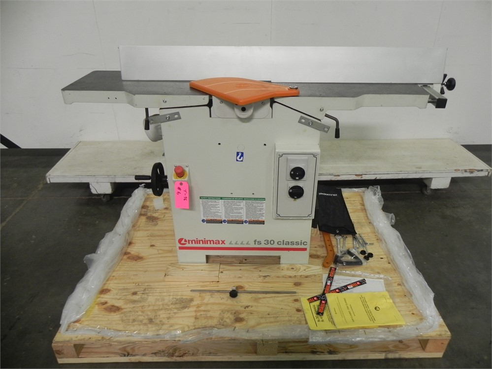 SCM GROUP/MINIMAX "FS 30 CLASSIC" PLANER/JOINTER COMBINATION, 2017 (SEE NOTES)