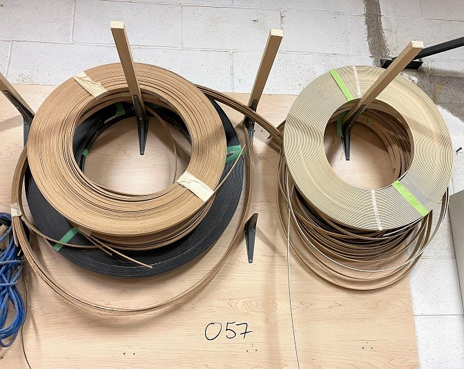 Lot of Edgebanding Tape - Solid wood & PVC Materials