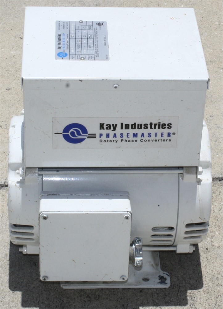 Kay Industries "Phasemaster MA-0-2.5-S" Rotary Phase Converter