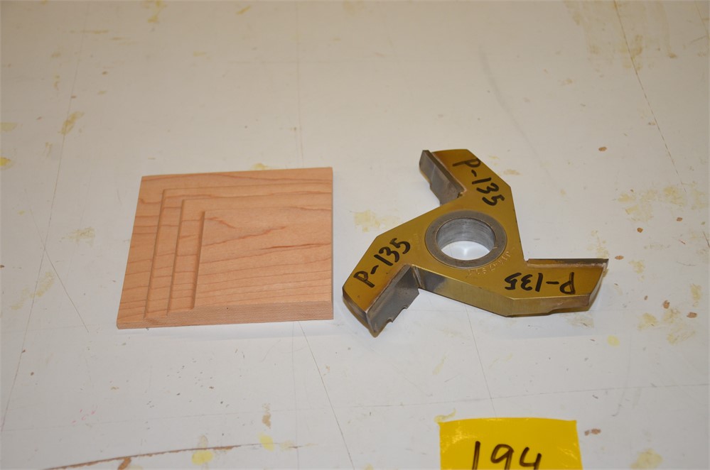 Raised panel carbide cutter head