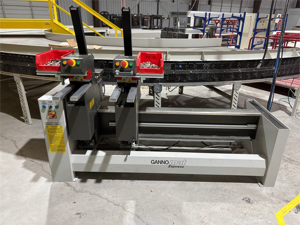 Gannomat "Express" Double Head Hinge Boring & Insertion Machine