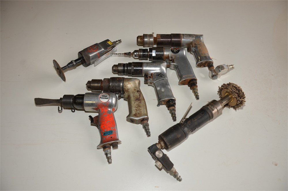 Lot of Husky, Allied and Other Pneumatic Tools- Qty (7)
