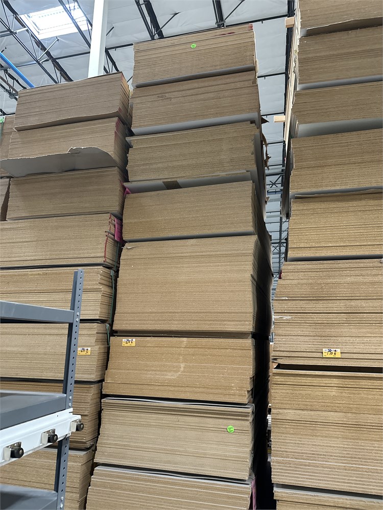 (8) Bundles of Particleboard Panels