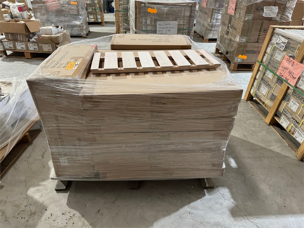 Pallet of Stemware Rack