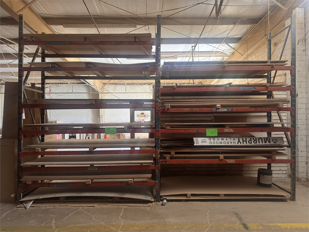 (3) Material Racks w/Material