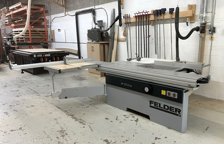 Felder "K500S/09" Sliding Table Saw, Single Phase - Collingwood, ON