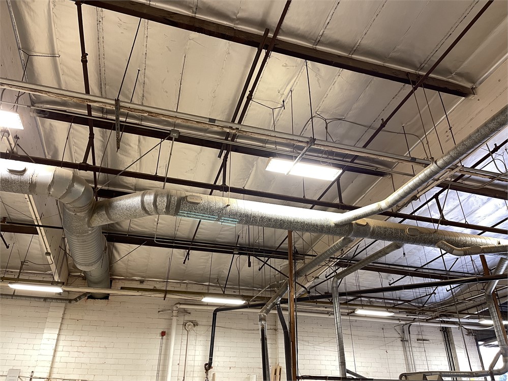 Misc. Dust Pipe in building - (no manifolds, flex pipe or ball swivels).