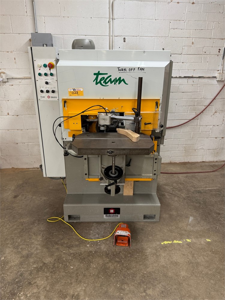 Balestrini "Team" Cut-off & Bore Machine