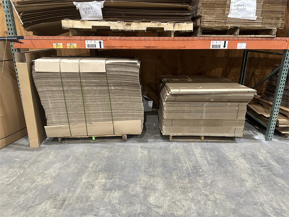 Contents of area and pallet racks not included