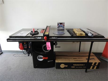 Sawstop "PCS31230" Professional Series Table Saw, 2022, Demo Machine