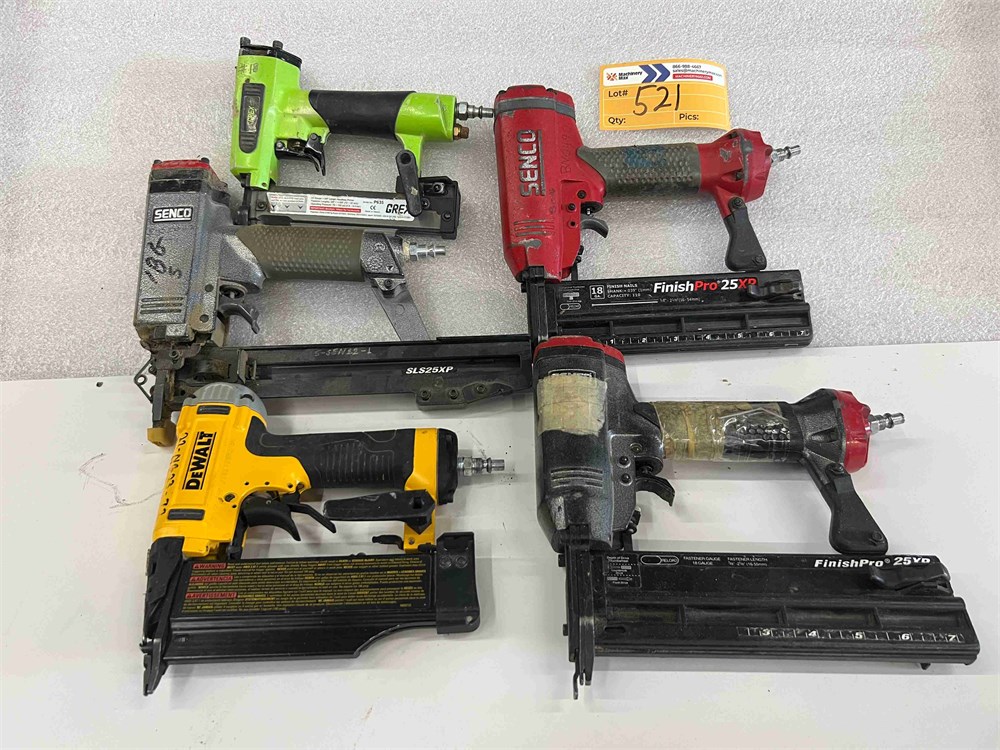 Various Staple & Nail Guns Qty. (5)