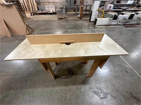 Lot - Porter Cable Custom Router Table | Place Your Bid at MachineryMax
