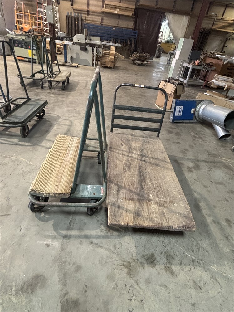 (2) Material Carts - As Pictured