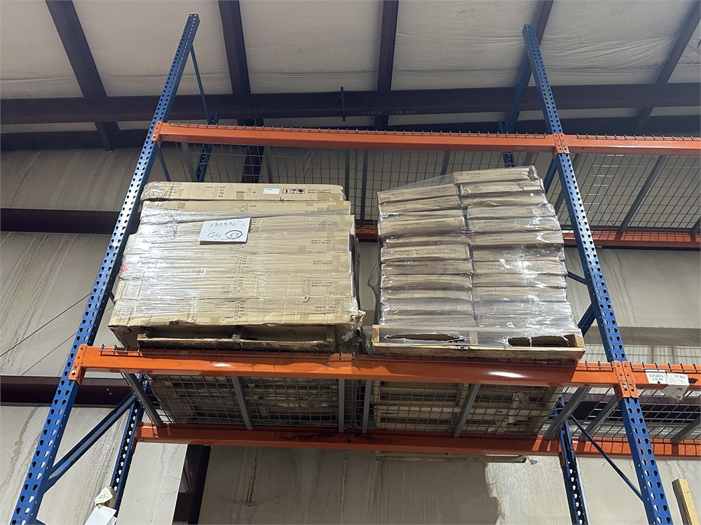 Contents of area and pallet racks not included