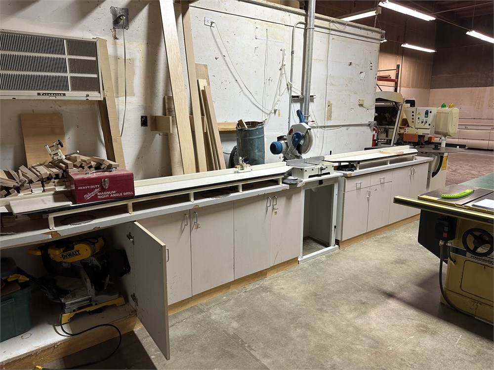 Omga "MEC 300 ST" Miter Saw w/Cabinet