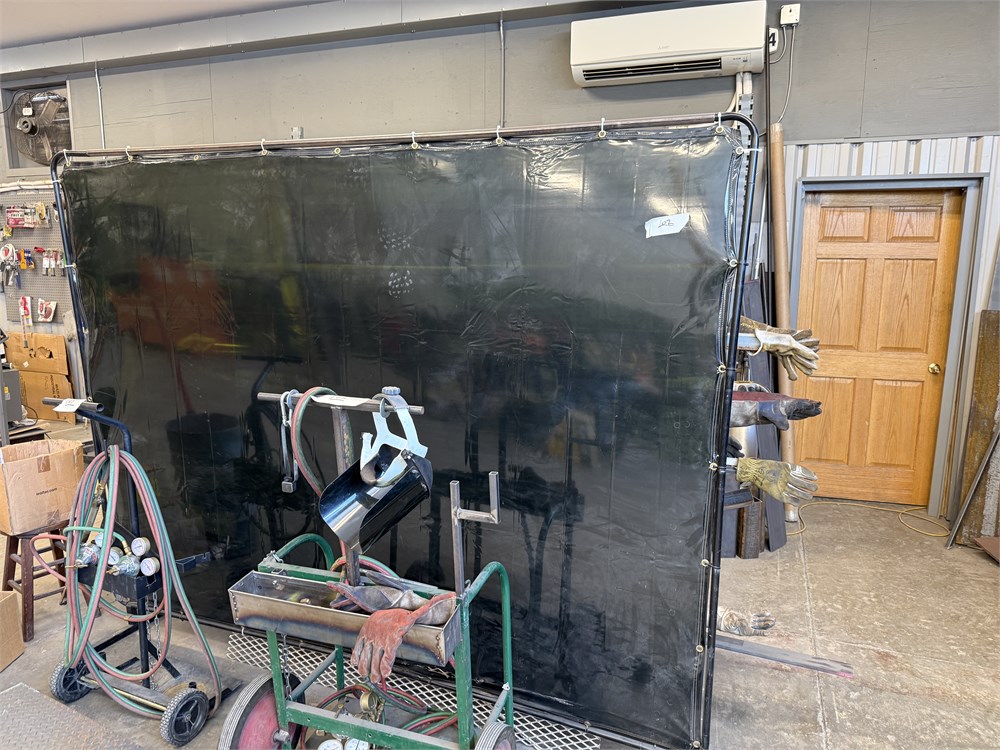 Welding Curtain & Saw Horse