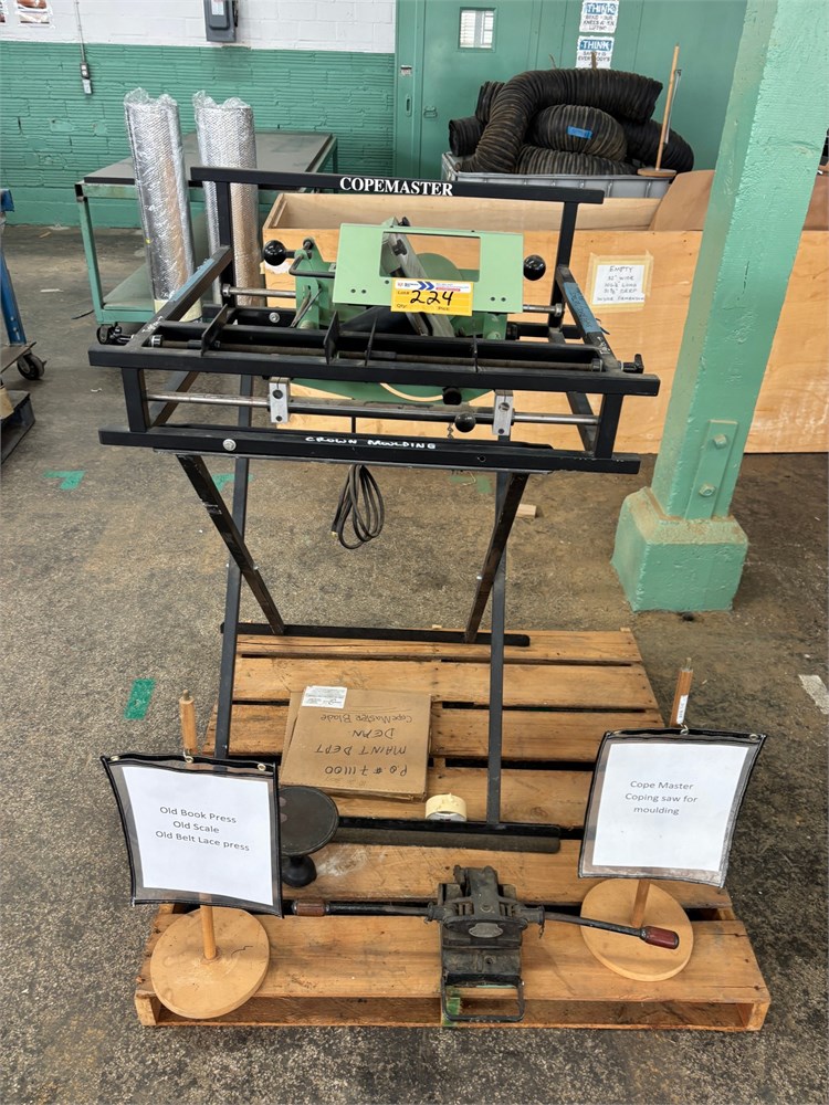 Copemaster Saw & Contents as pictured