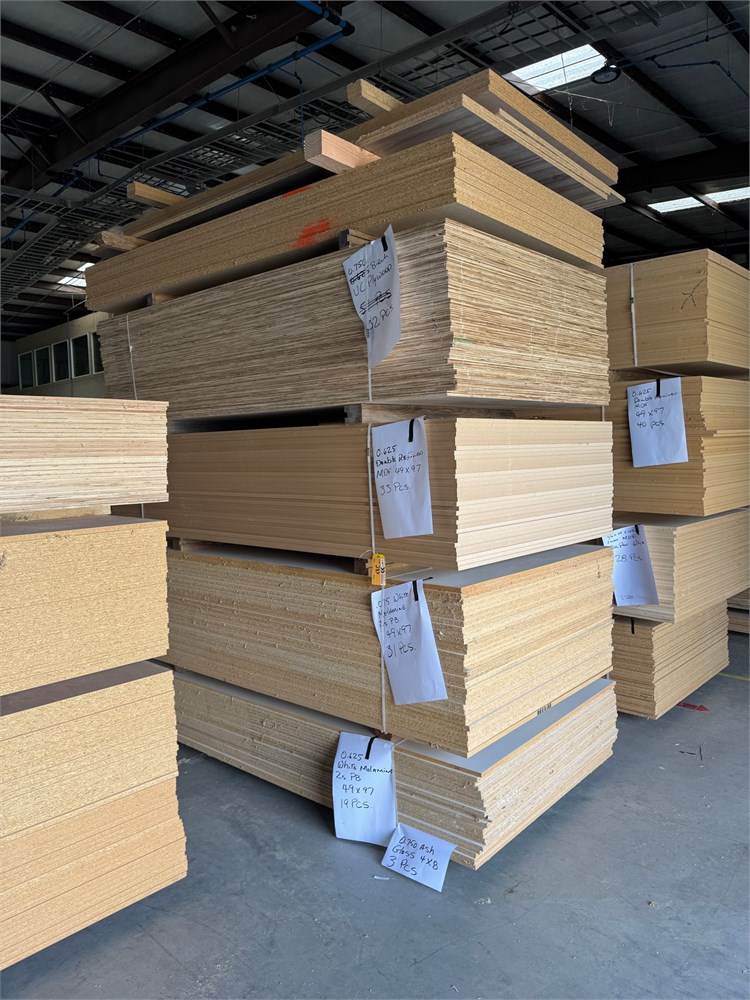 Lot of various sheet goods - as pictured