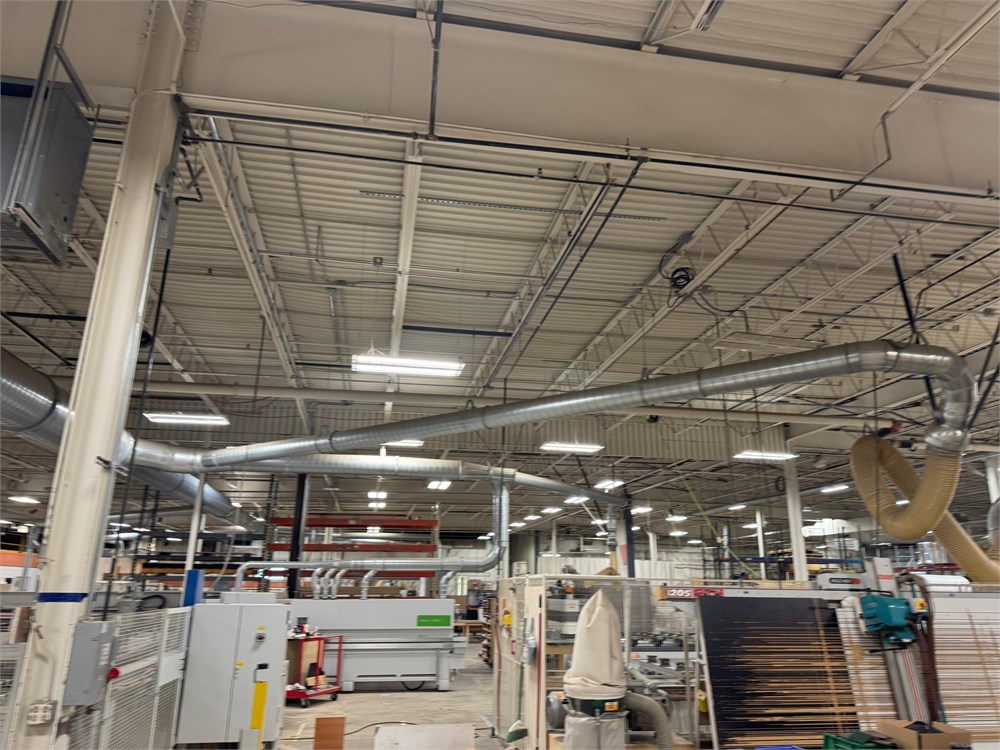 Duct work throughout building