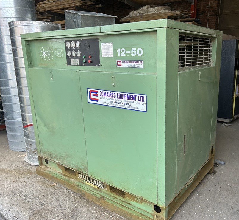 Sullair "12BS-50H" Rotary Screw Air Compressor - Concord, ON
