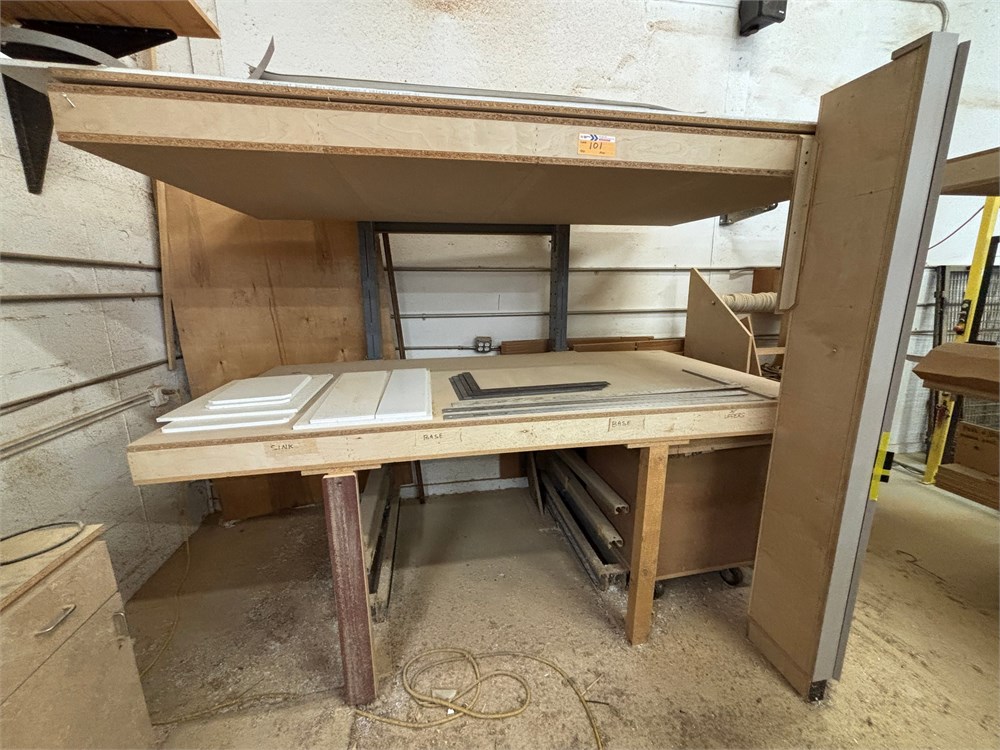 Cantilever Rack & Contents as pictured