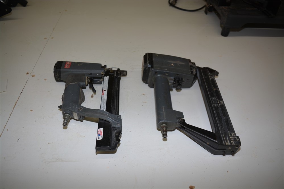 Two (2) Senco Pneumatic Staple Guns