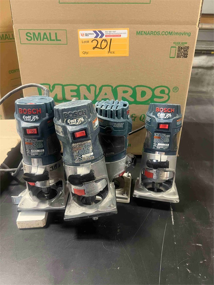 Bosch Trim Routers Qty. (4)
