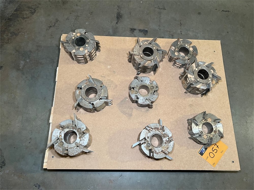 Lot of Moulder Heads - Hydrolock - 2-1/8" Bore - as pictured