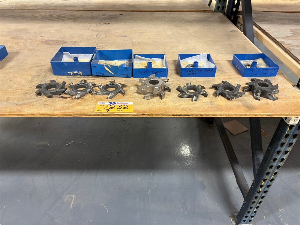 Lot of Cutter Heads - Qty (7) - as pictured