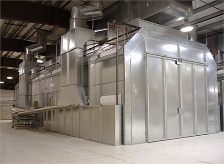 Rohner Finishing Systems spray booth