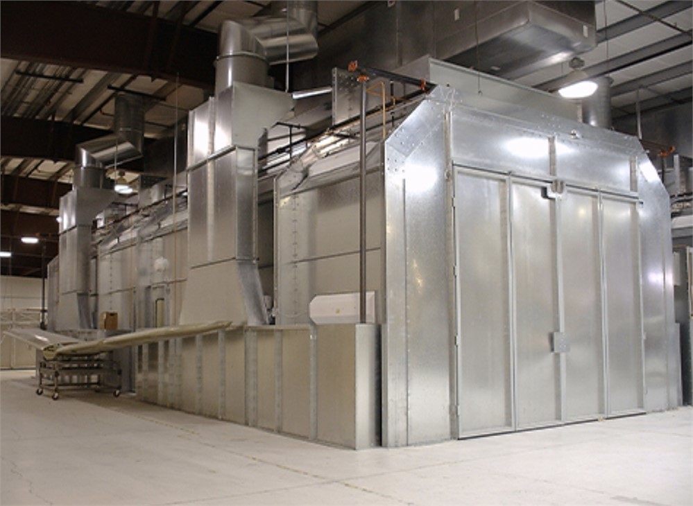 Rohner Finishing Systems spray booth