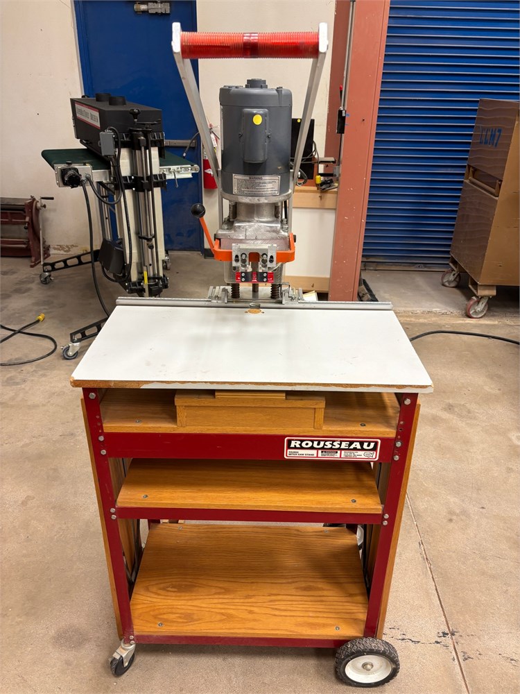 Marcon "M7500" Hinge Boring Machine with Rousseau Cart