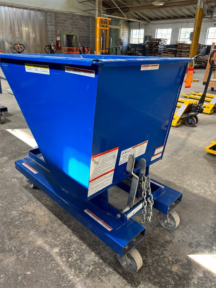 Uline Self Dumping Bin