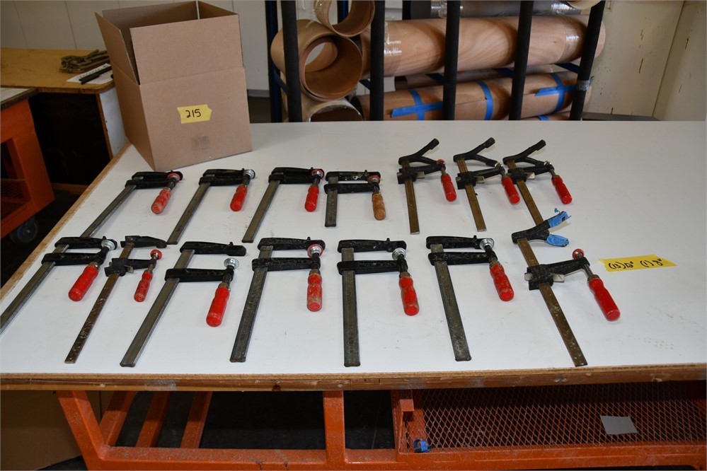Bessey Bar Clamps - (13) 12" (1) 8"