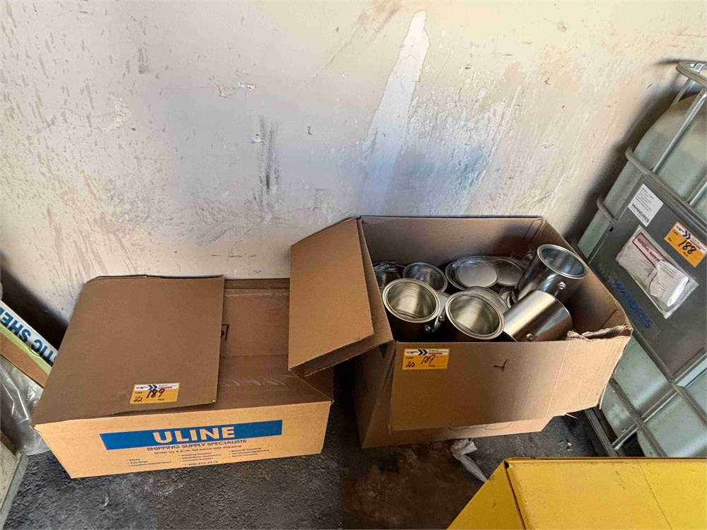 Uline Metal Cans