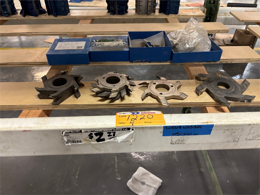Lot of Cutter Heads - Qty (4) - as pictured