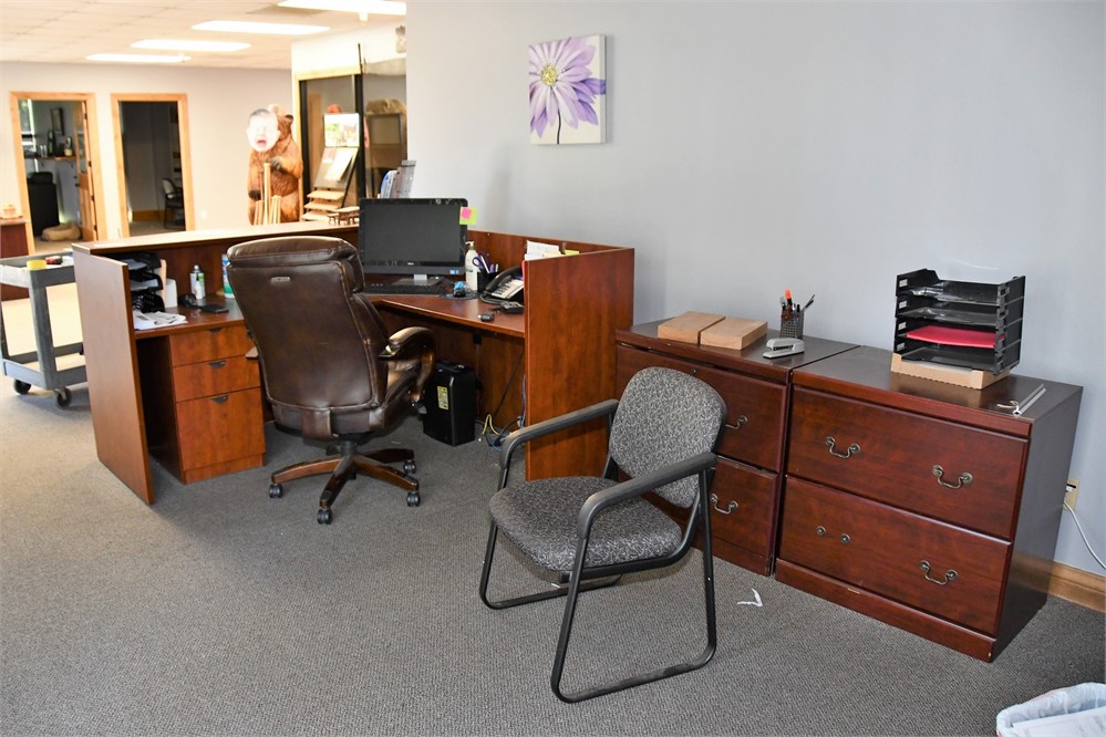 Contents of Office area as pictured & Described