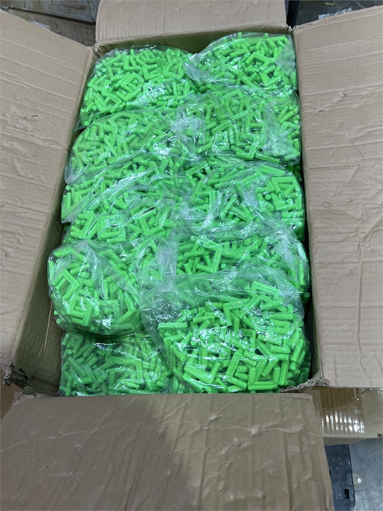 5 Boxes of "Green Lock Dowel pins"