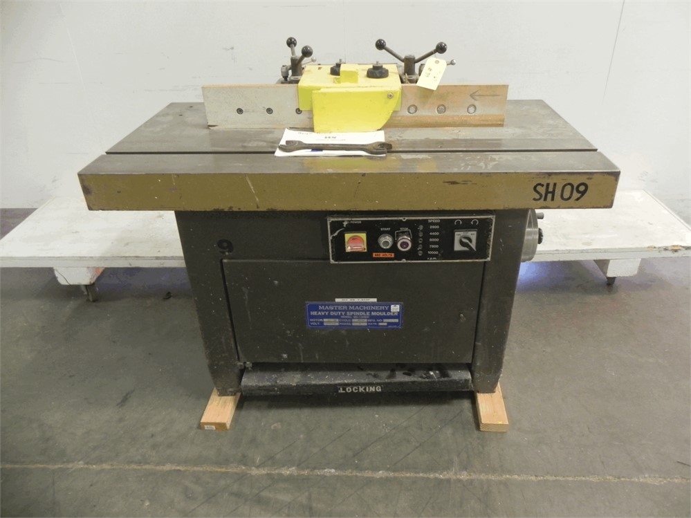 MASTER MACHINERY "MC-12HDS" 7.5HP SPINDLE SHAPER