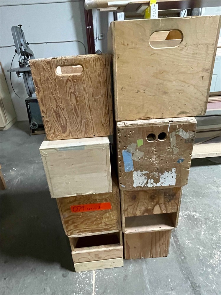 Wooden Storage Boxes/Stools