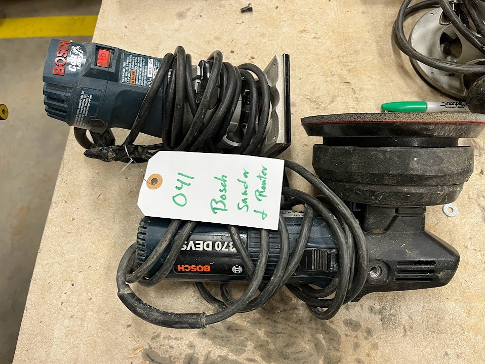 Bosch Sander & Router