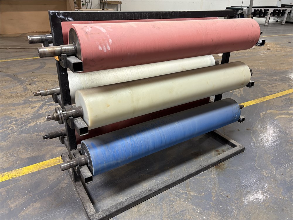 (6) 57" Rollers w/Rack