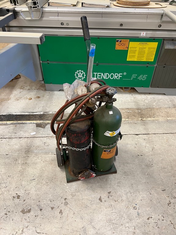 Welding Kit with Tanks, Torches and Cart