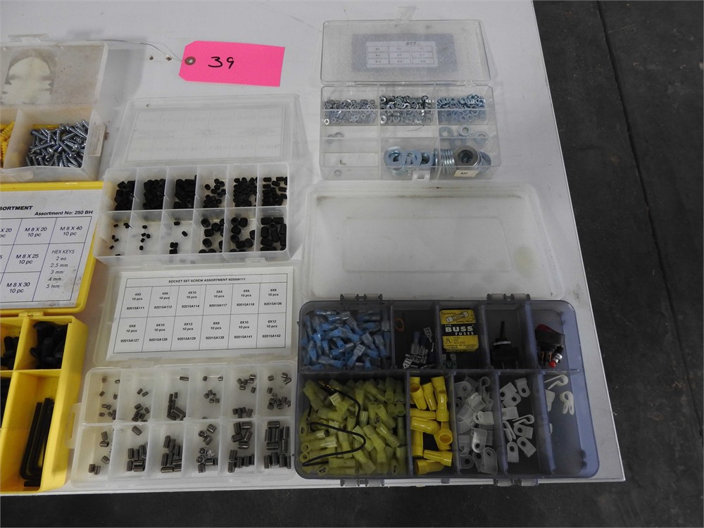 Misc. Lot of Hardware, Screws, Washers, As pictured