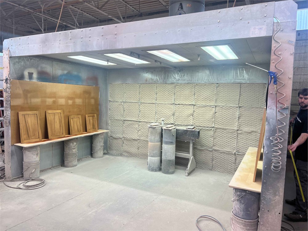 Global Finishing Solutions "FP-1489" Open Face Spray Booth