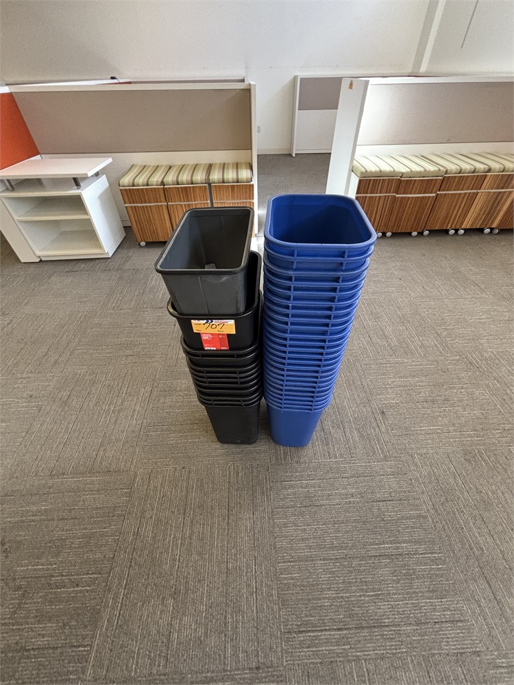 Waste and Recycle Cans