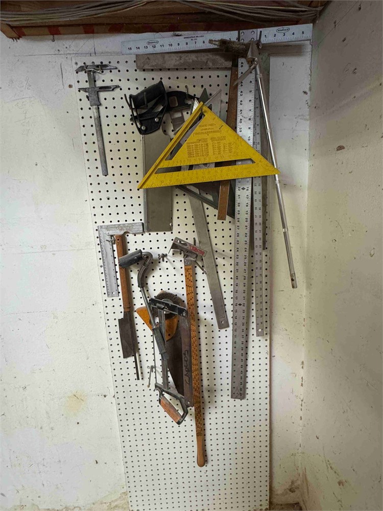 Tools on Pegboard