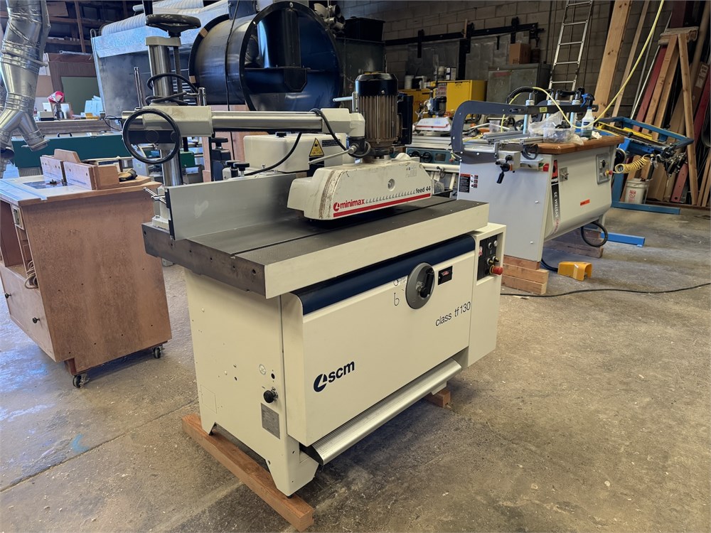 SCM "Class TF130" Shaper with MiniMax Powerfeeder